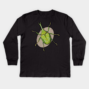 Coleoptera insect illustration 2 Kids Long Sleeve T-Shirt